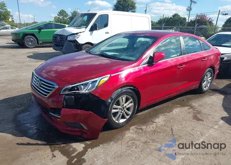 2016 Hyundai Sonata Se from USA, damaged, VIN 5NPE24AF5GH358038